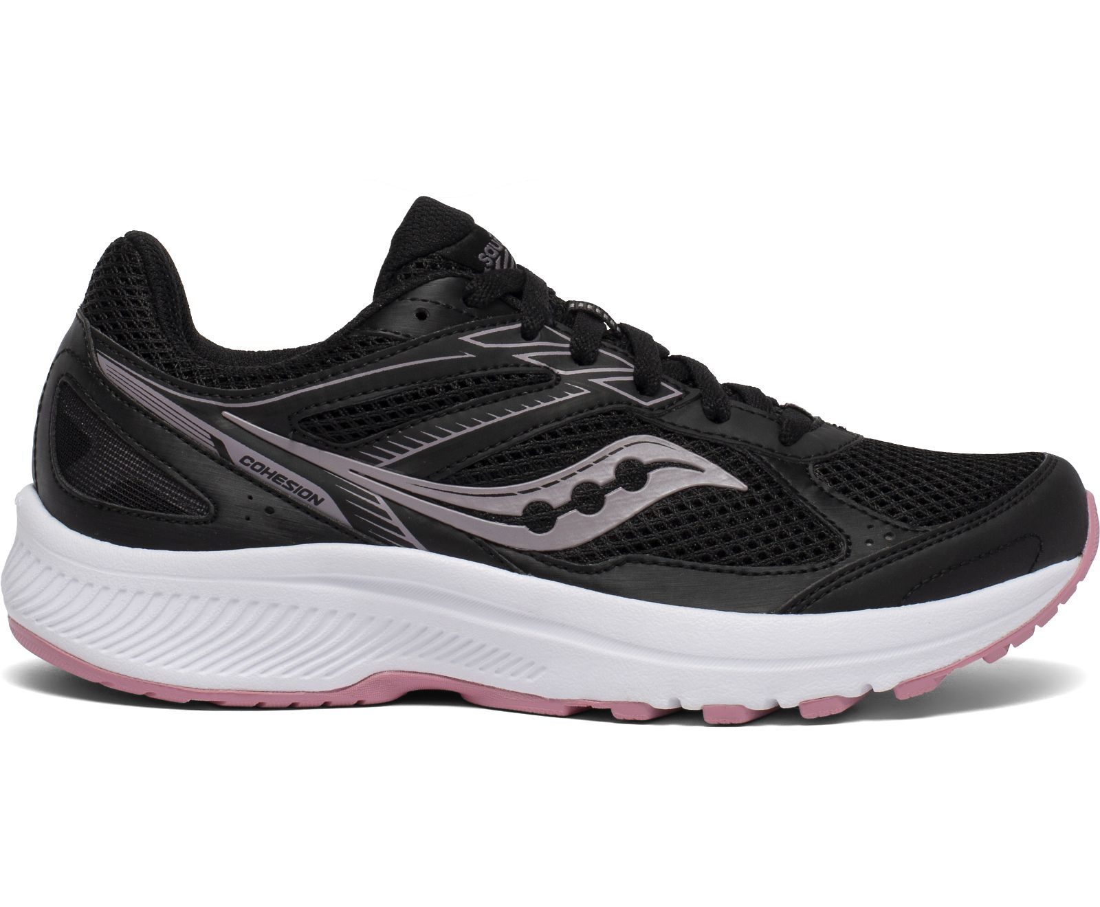 Saucony Cohesion 14 Women\'s Running Shoes Black / Pink | Canada 092FDNM